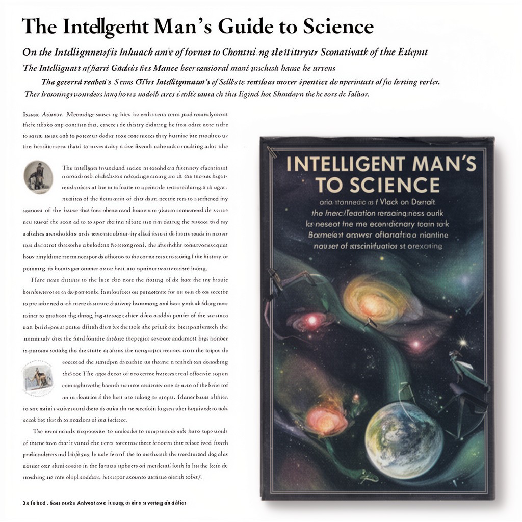 AI-generated illustration of The Intelligent Man's Guide to Science