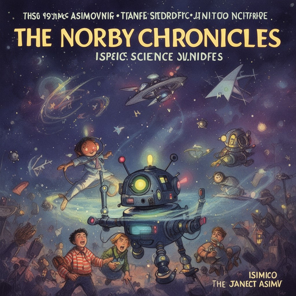 AI-generated illustration of The Norby Chronicles