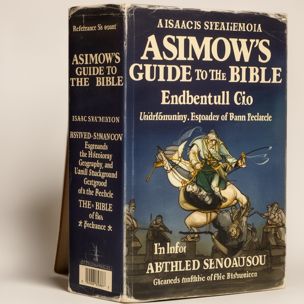 AI-generated illustration of Asimov's Guide to the Bible