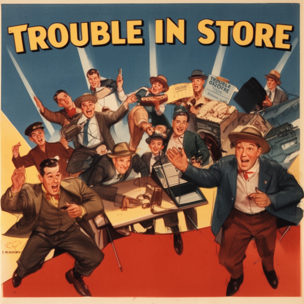AI-generated illustration of Trouble in Store