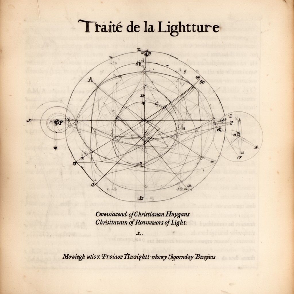 AI-generated illustration of Traité de la lumière