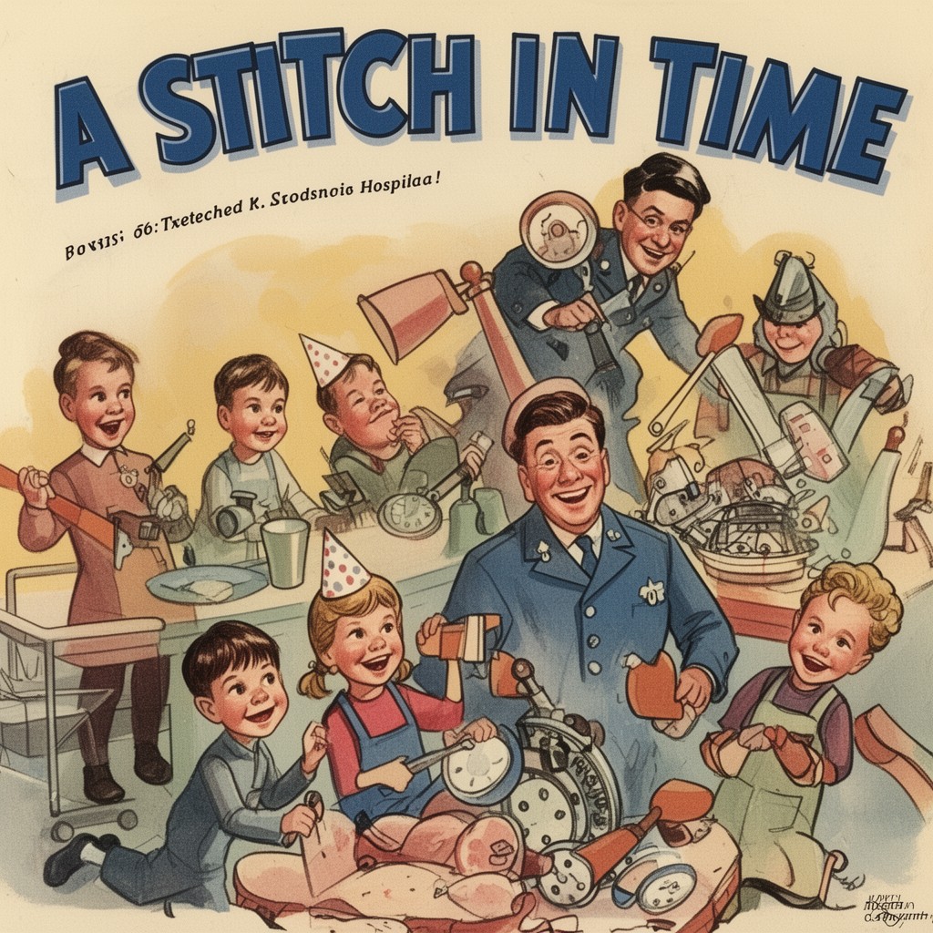 AI-generated illustration of A Stitch in Time
