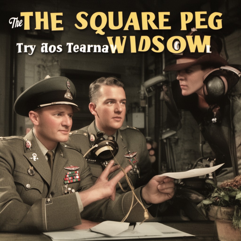 AI-generated illustration of The Square Peg
