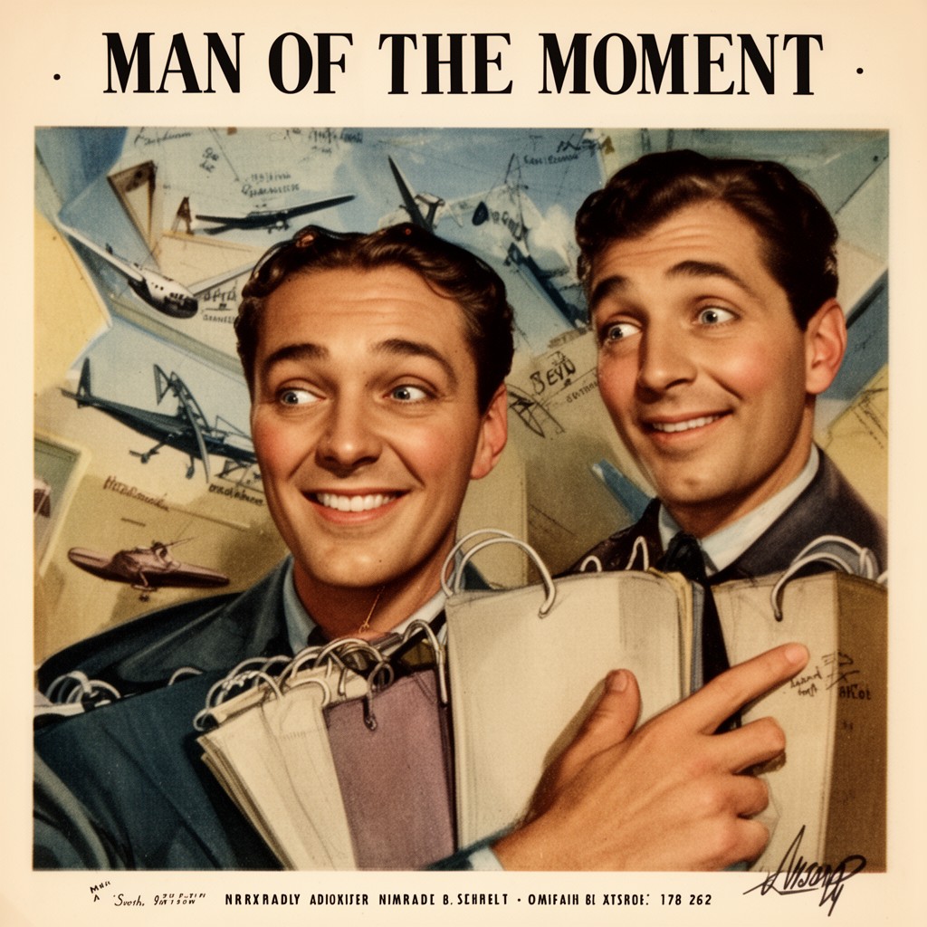 AI-generated illustration of Man of the Moment