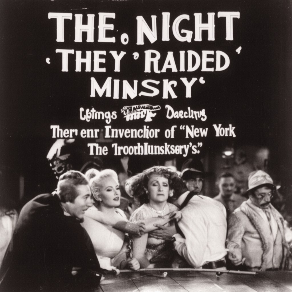 AI-generated illustration of The Night They Raided Minsky's