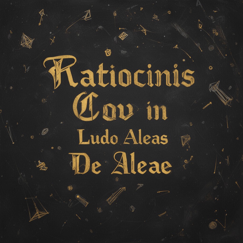 AI-generated illustration of De ratiociniis in ludo aleae