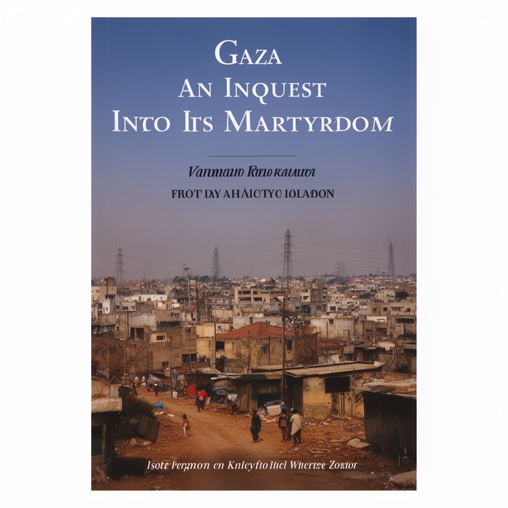 AI-generated illustration of Gaza: An Inquest into Its Martyrdom