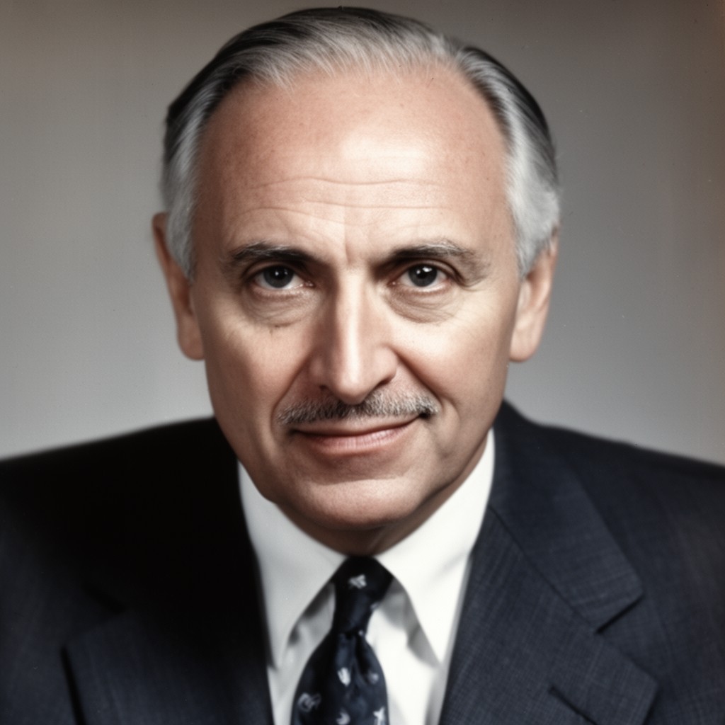 AI-generated illustration of Hans Morgenthau