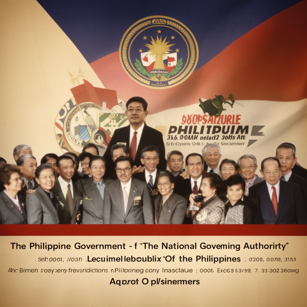 AI-generated illustration of Philippine government