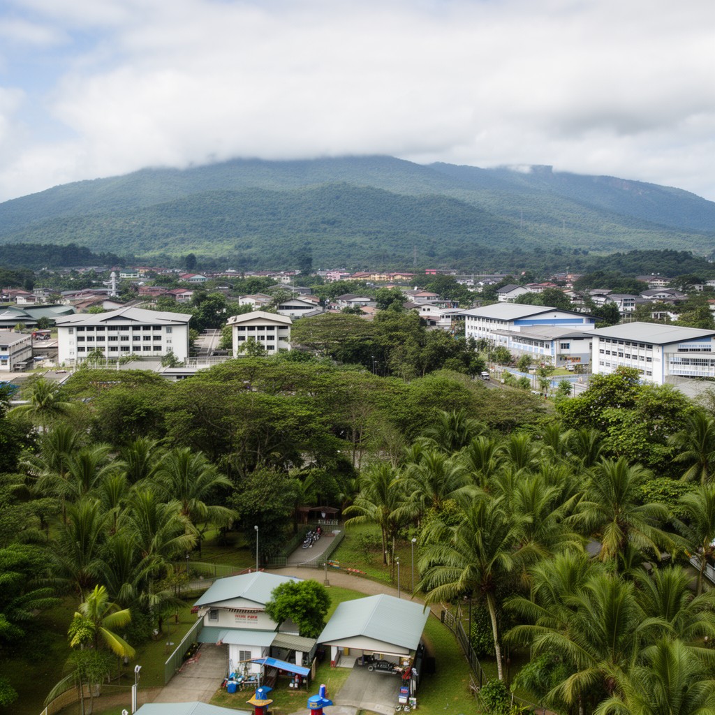 AI-generated illustration of Los Baños, Laguna, Philippines