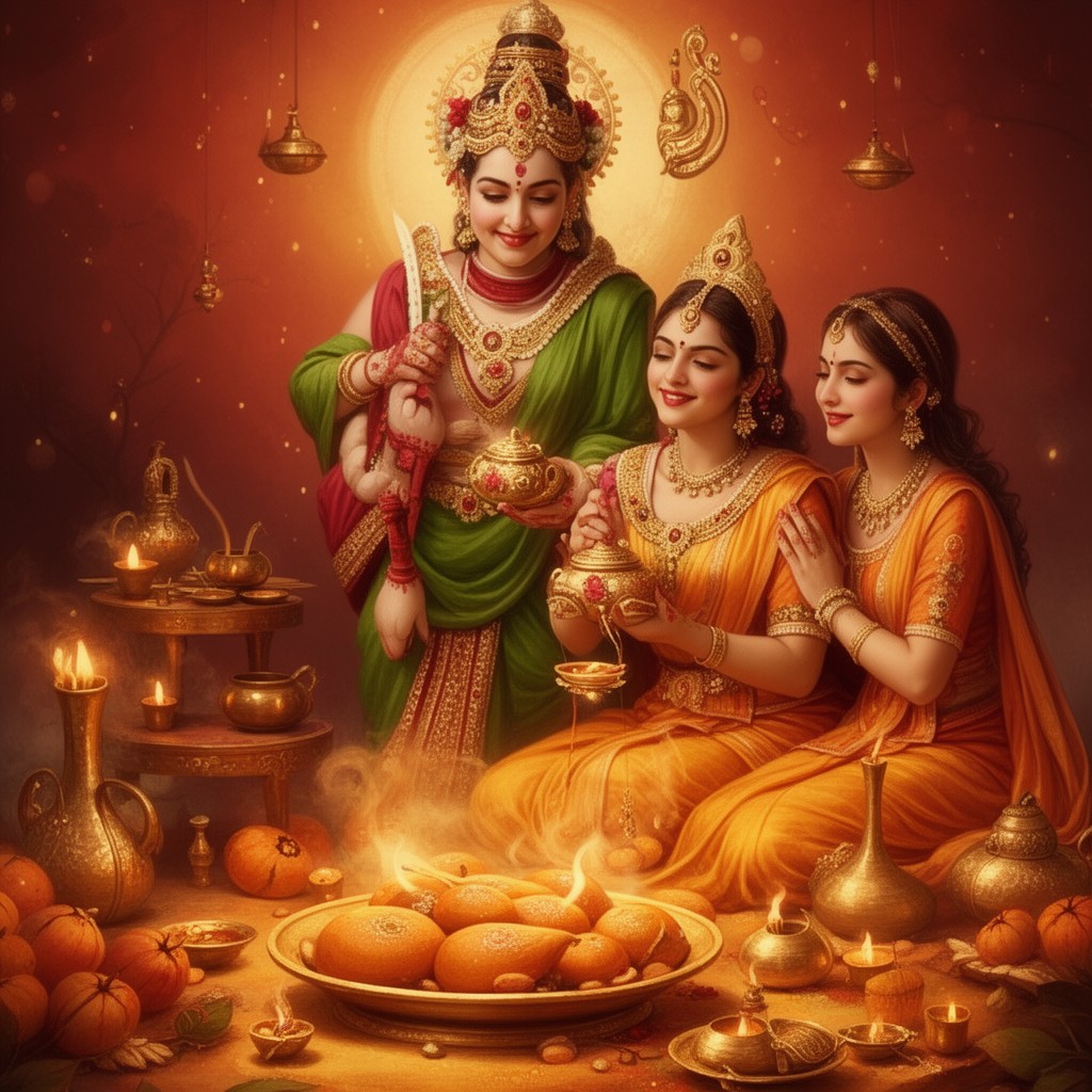 AI-generated illustration of Yam Dwitiya