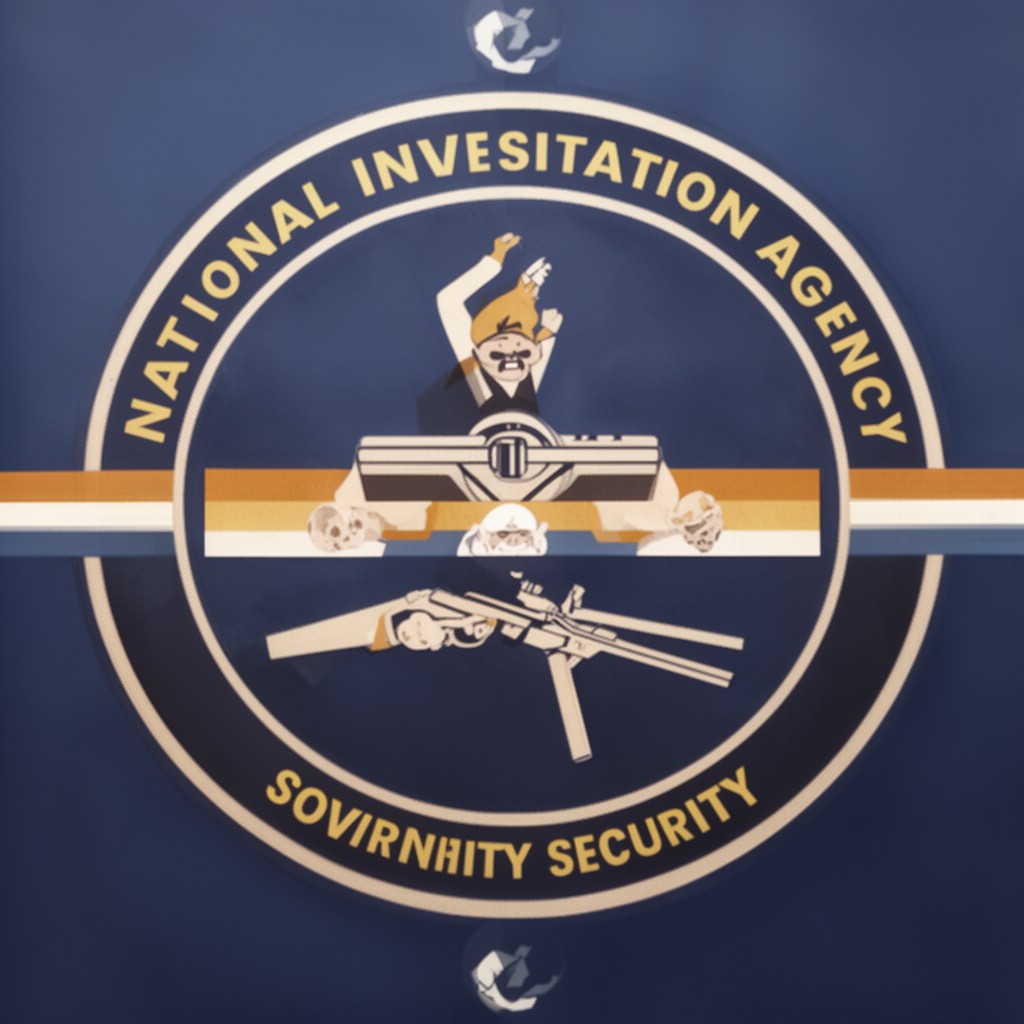 AI-generated illustration of National Investigation Agency