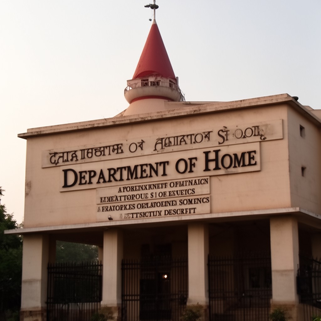 AI-generated illustration of Department of Home