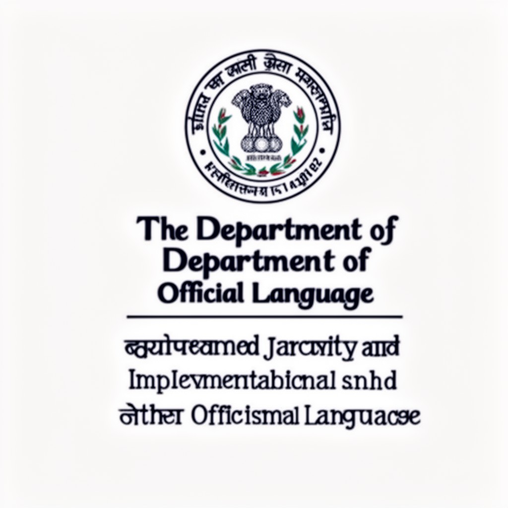 AI-generated illustration of Department of Official Language