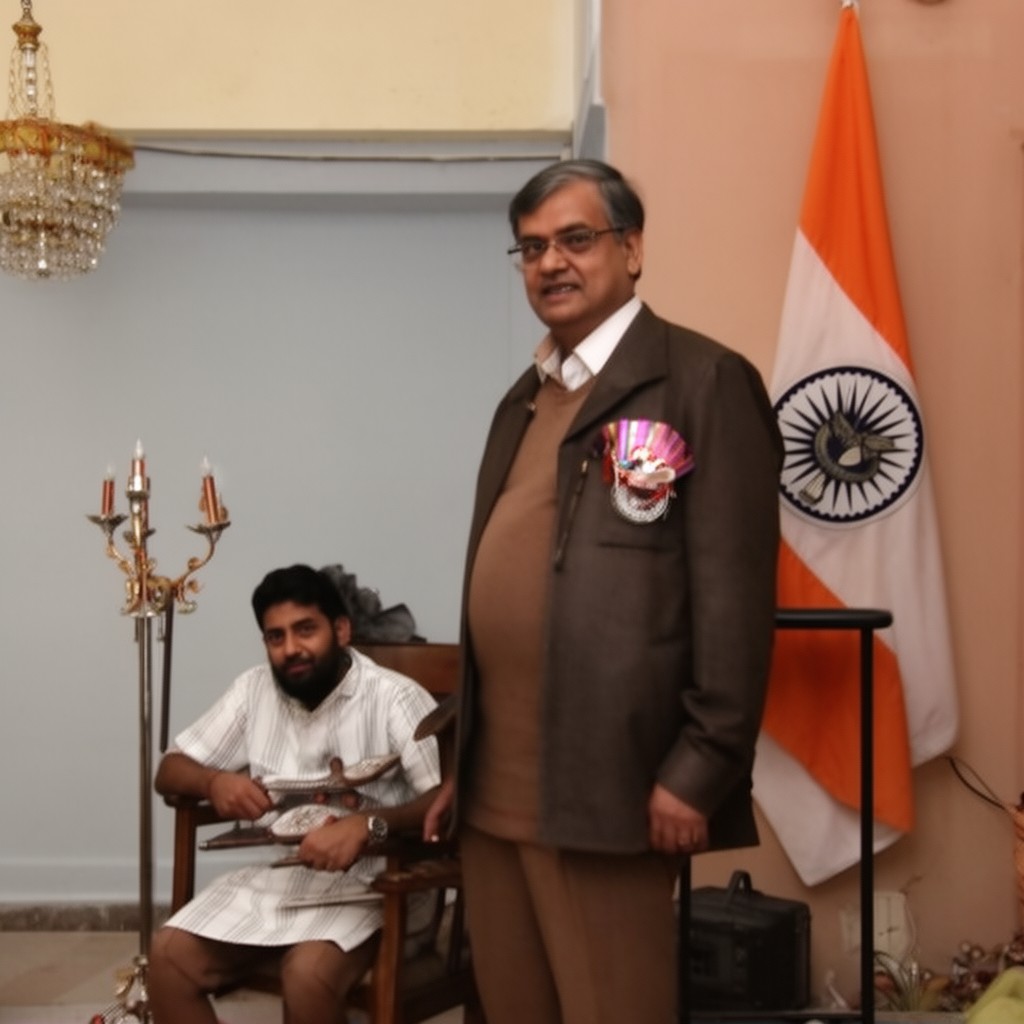 AI-generated illustration of Union Home Minister
