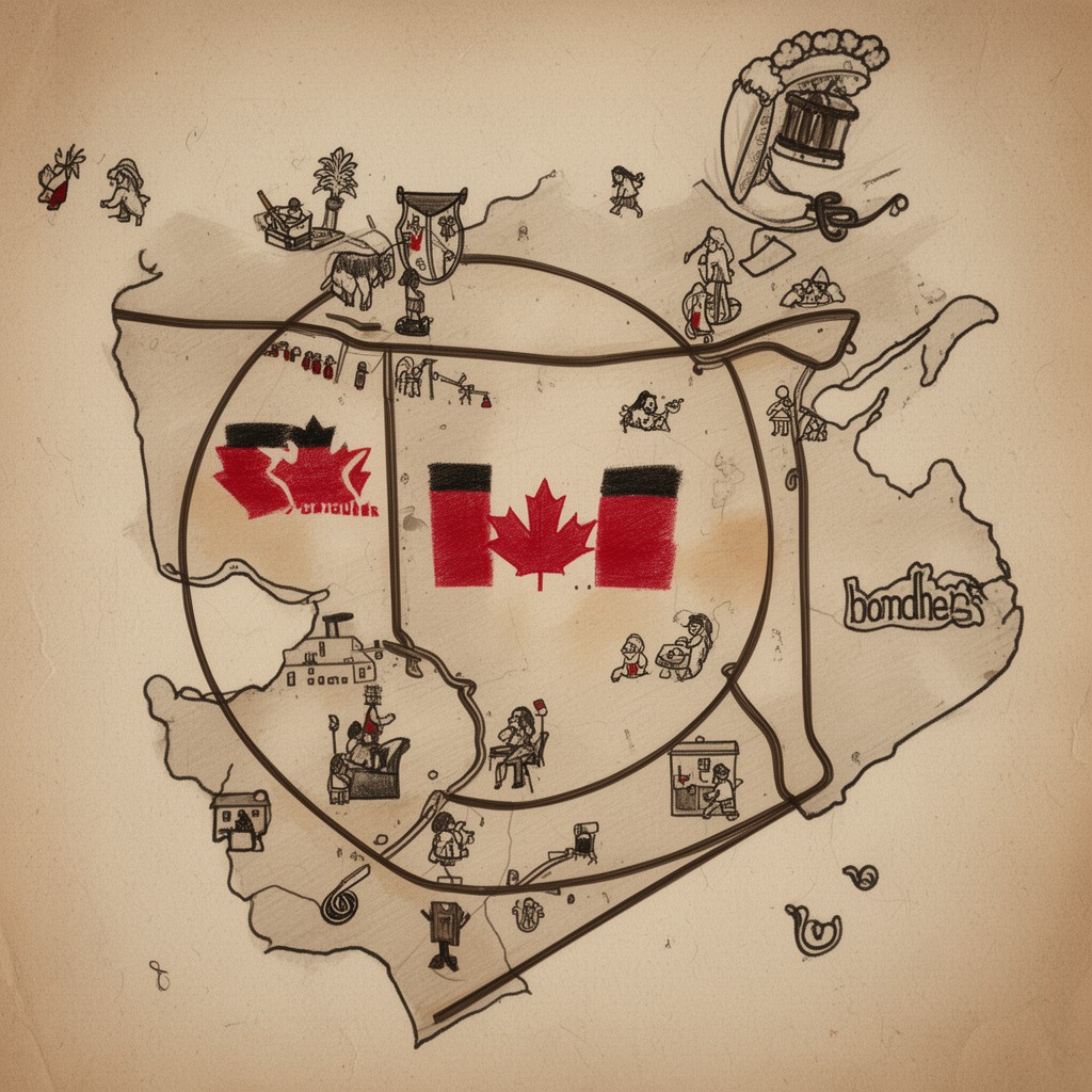 AI-generated illustration of German Canadians