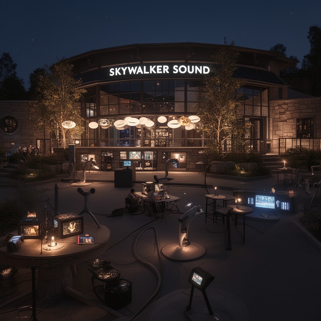 AI-generated illustration of Skywalker Sound