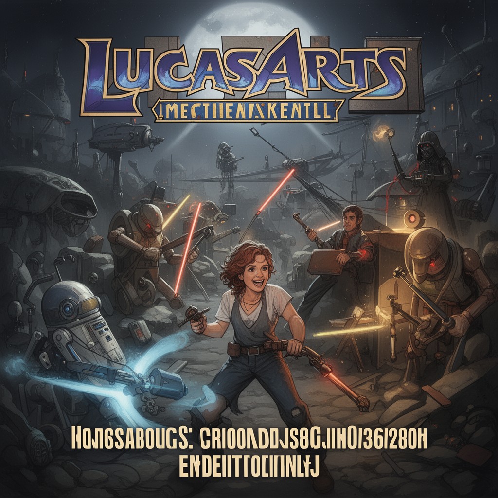 AI-generated illustration of LucasArts