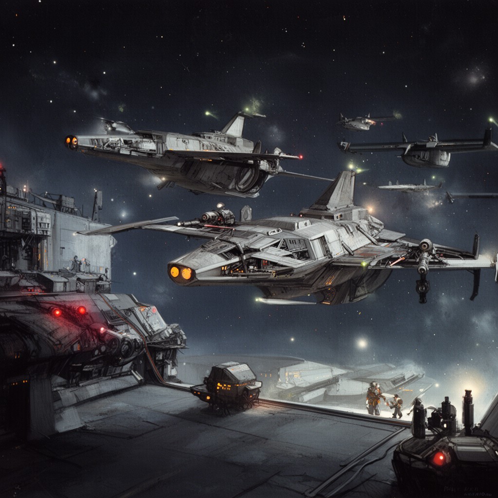 AI-generated illustration of Star Wars: Episode IV – A New Hope