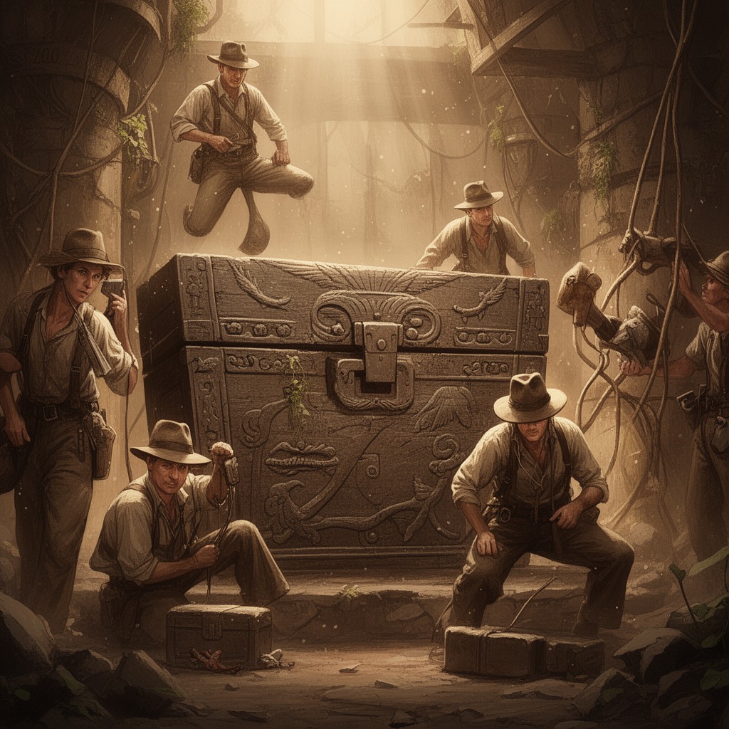 AI-generated illustration of Raiders of the Lost Ark