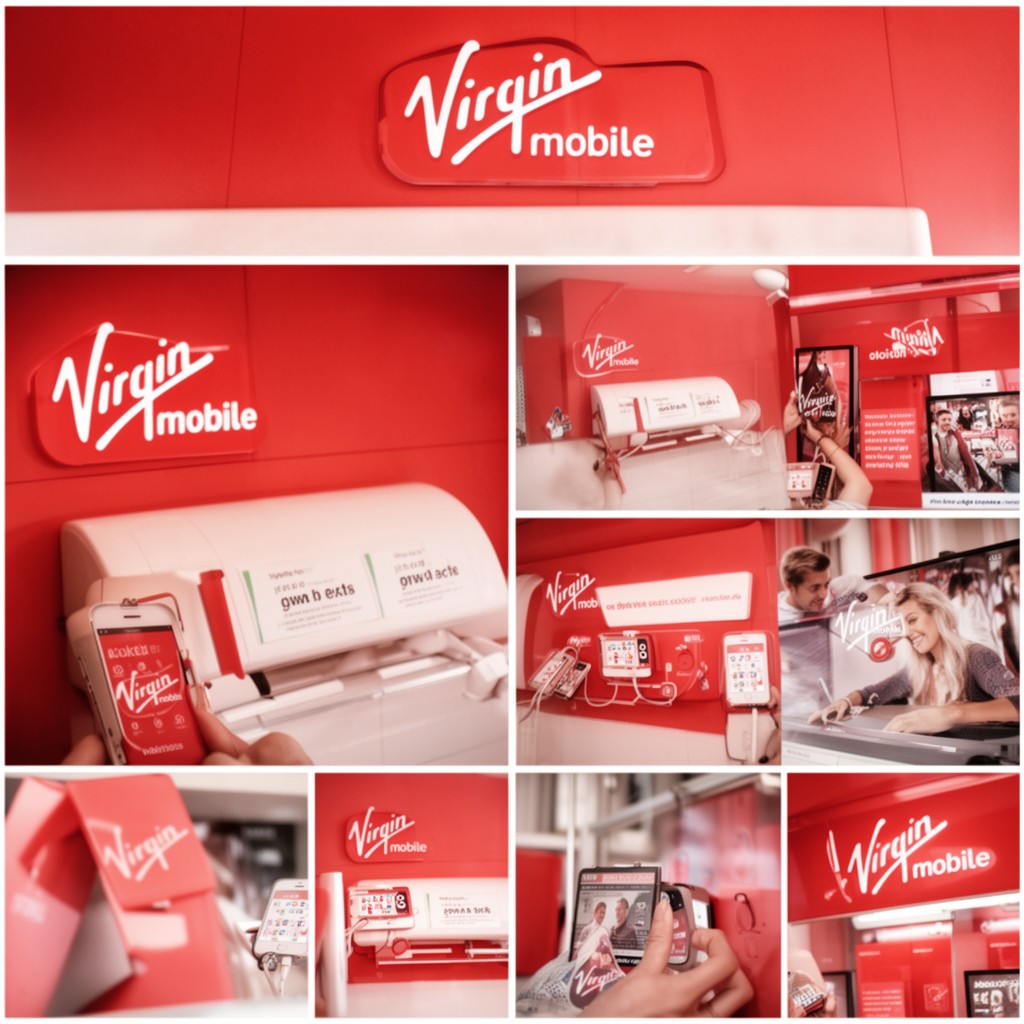 AI-generated illustration of Virgin Mobile