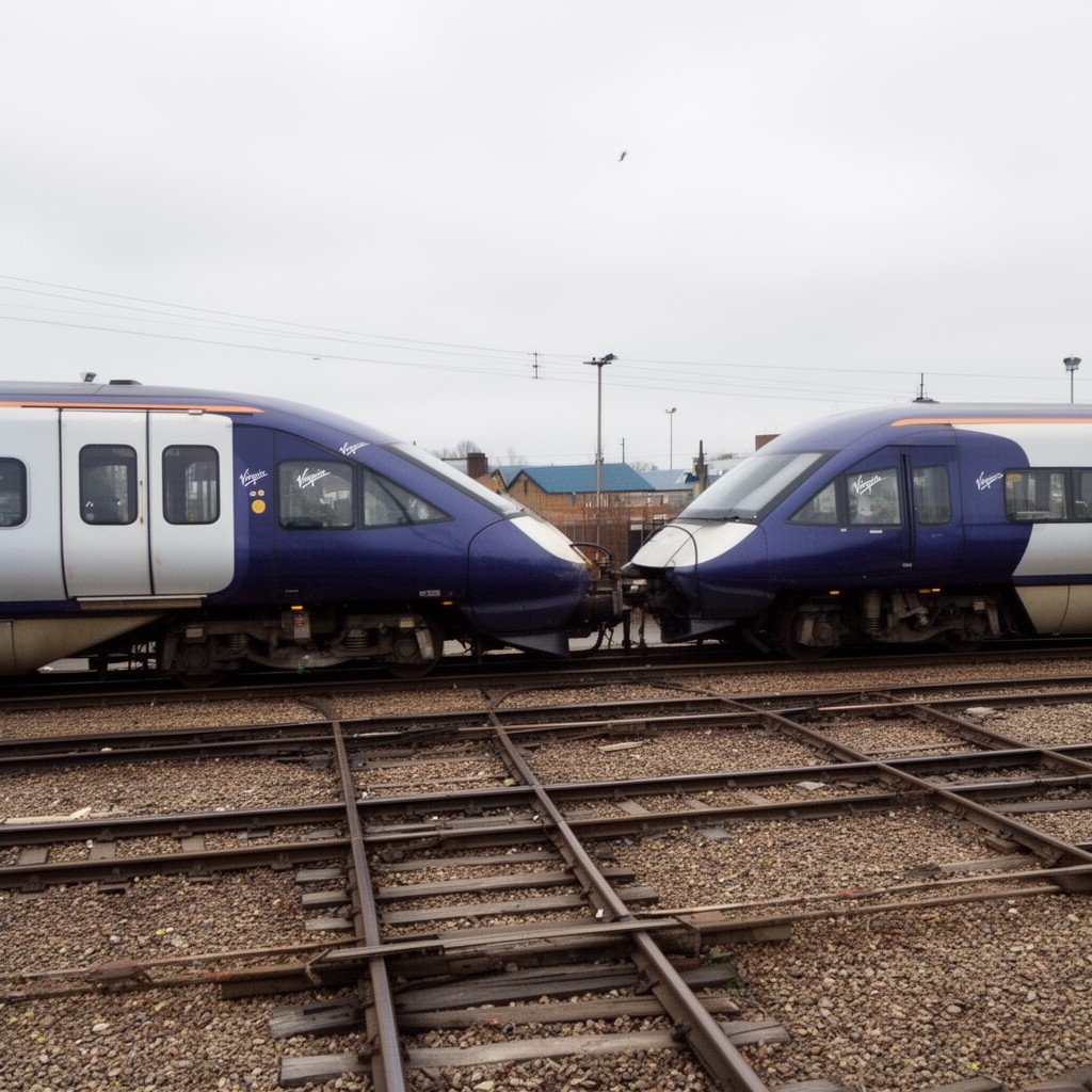 AI-generated illustration of Virgin Trains