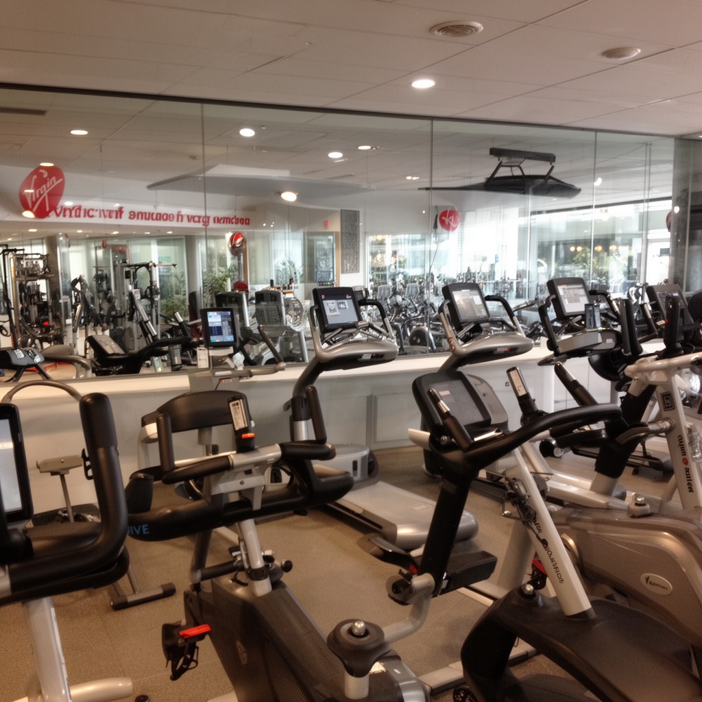 AI-generated illustration of Virgin Active