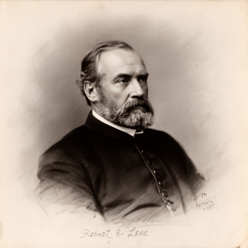 AI-generated illustration of Robert E. Lee