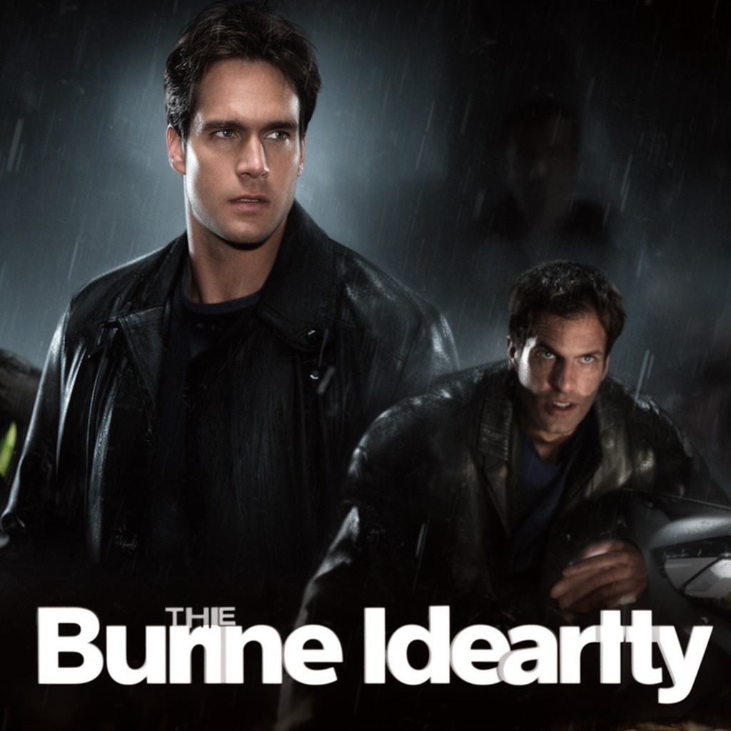 AI-generated illustration of The Bourne Identity