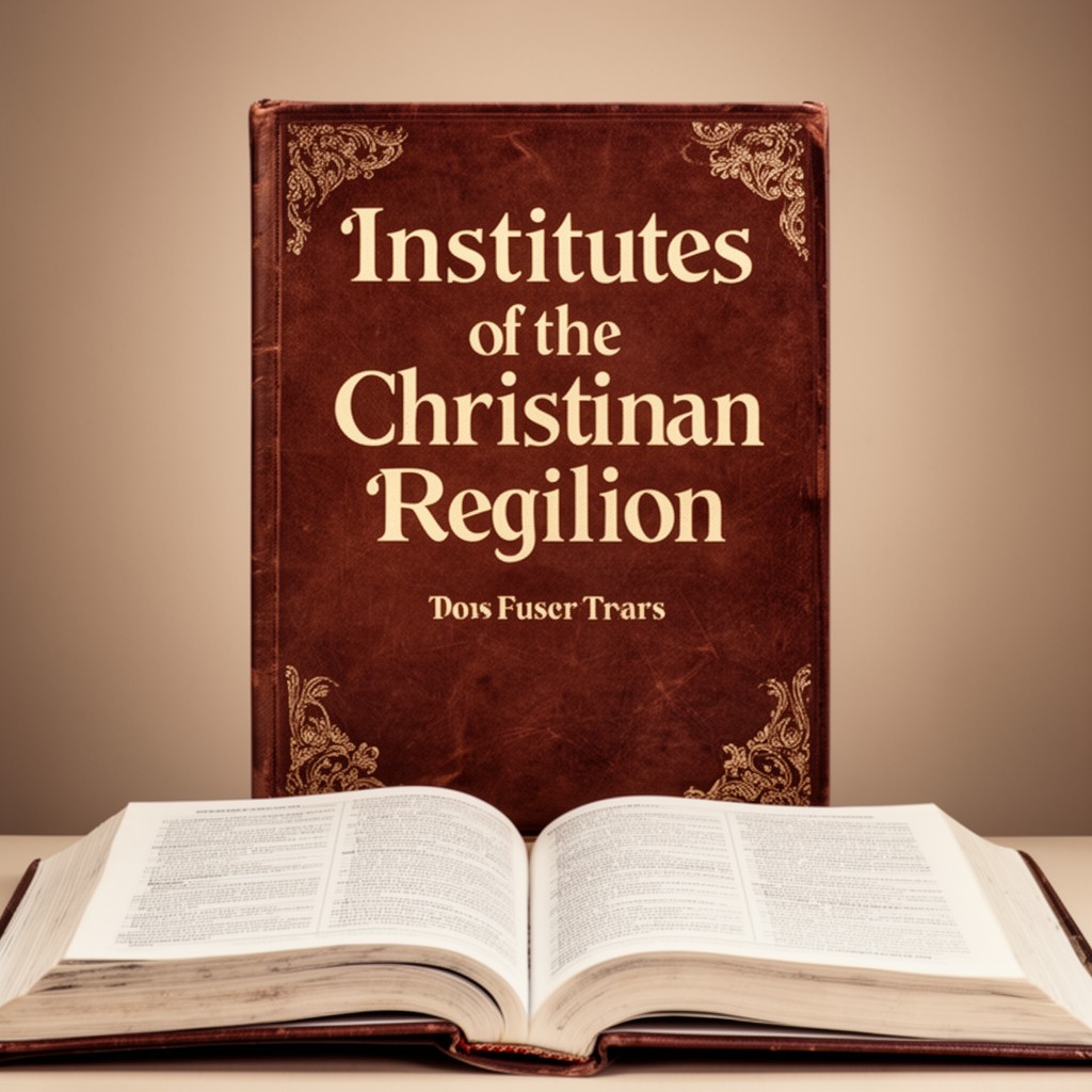 AI-generated illustration of Institutes of the Christian Religion