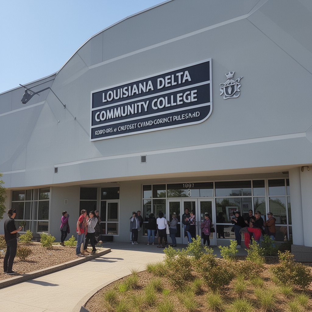 AI-generated illustration of Louisiana Delta Community College