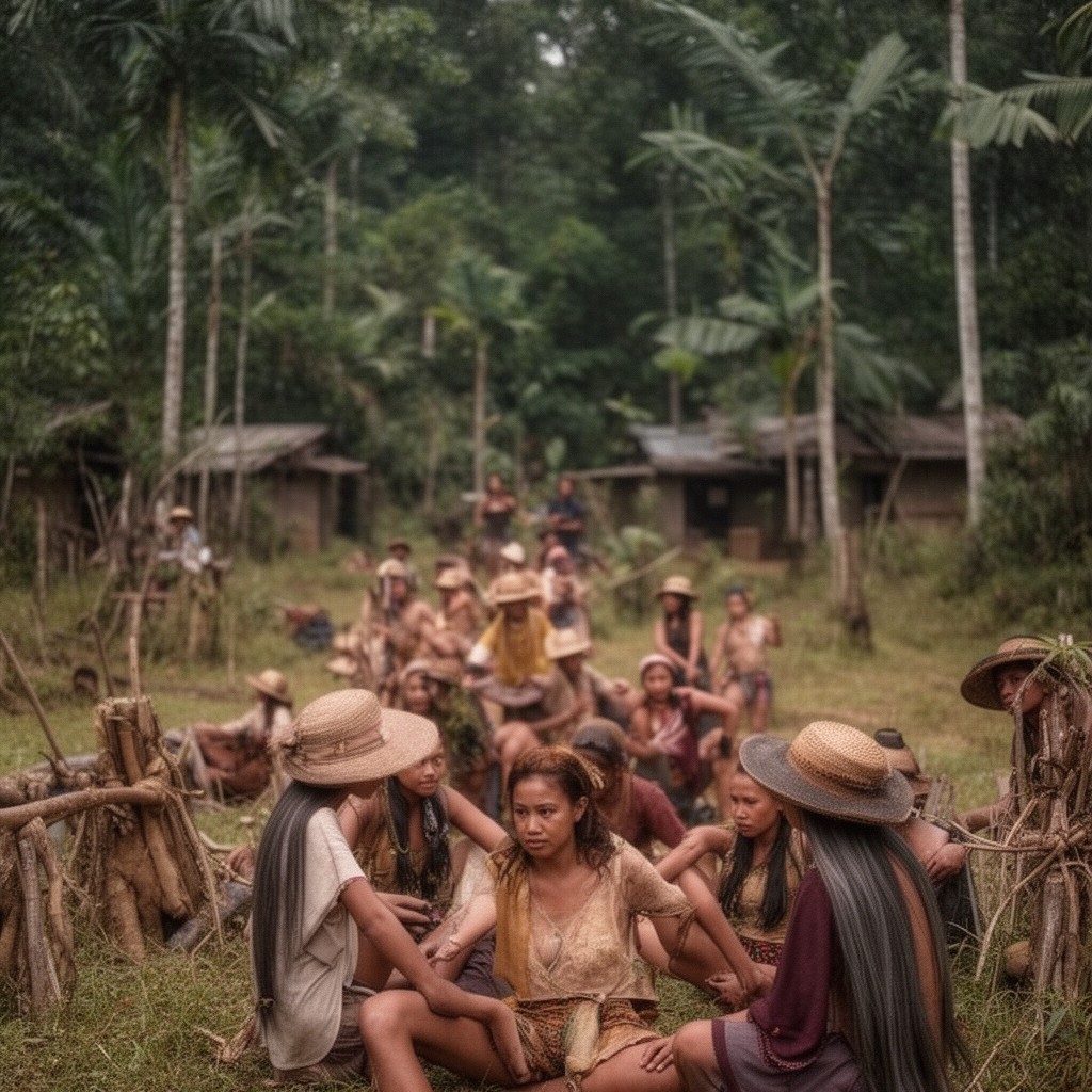 AI-generated illustration of Baduy