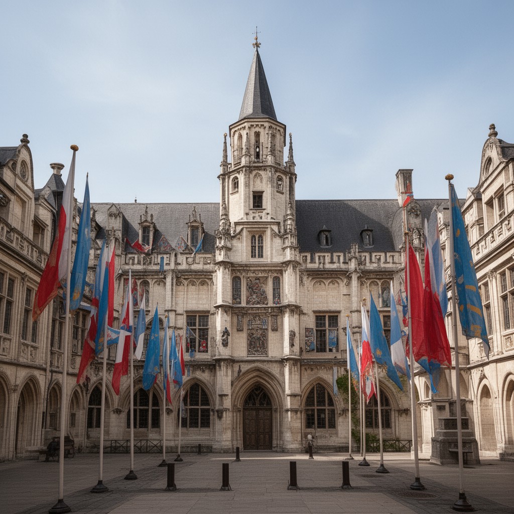 AI-generated illustration of University of Poitiers