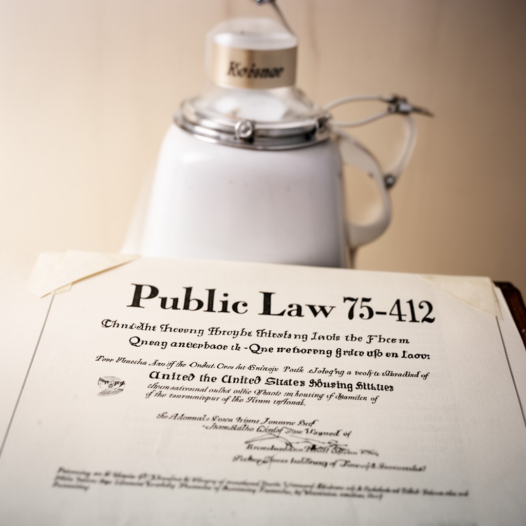 AI-generated illustration of Public Law 75-412