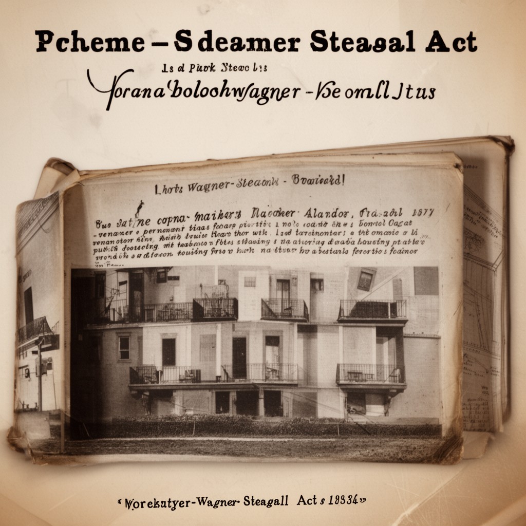 AI-generated illustration of Wagner–Steagall Act