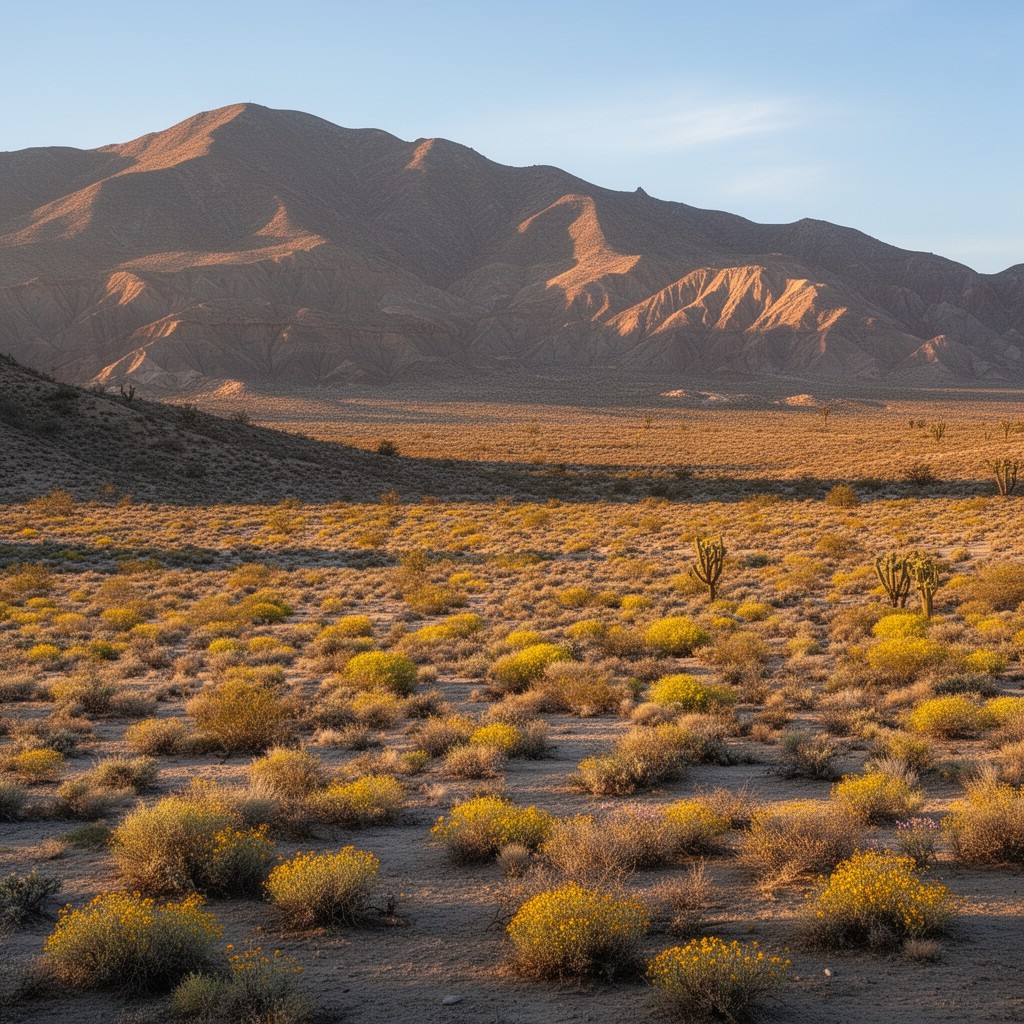 AI-generated illustration of Anza-Borrego Desert State Park