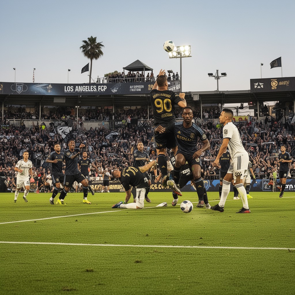 AI-generated illustration of Los Angeles FC