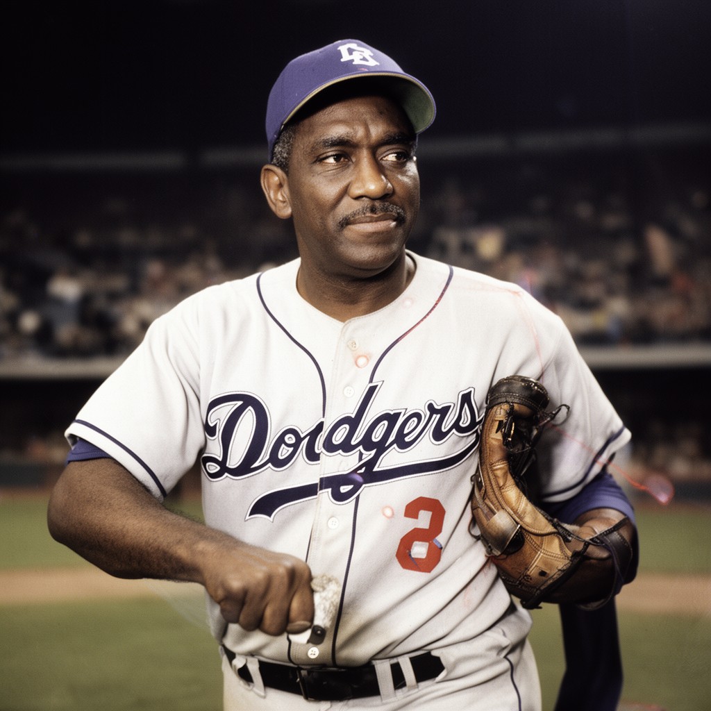 AI-generated illustration of Roy Campanella