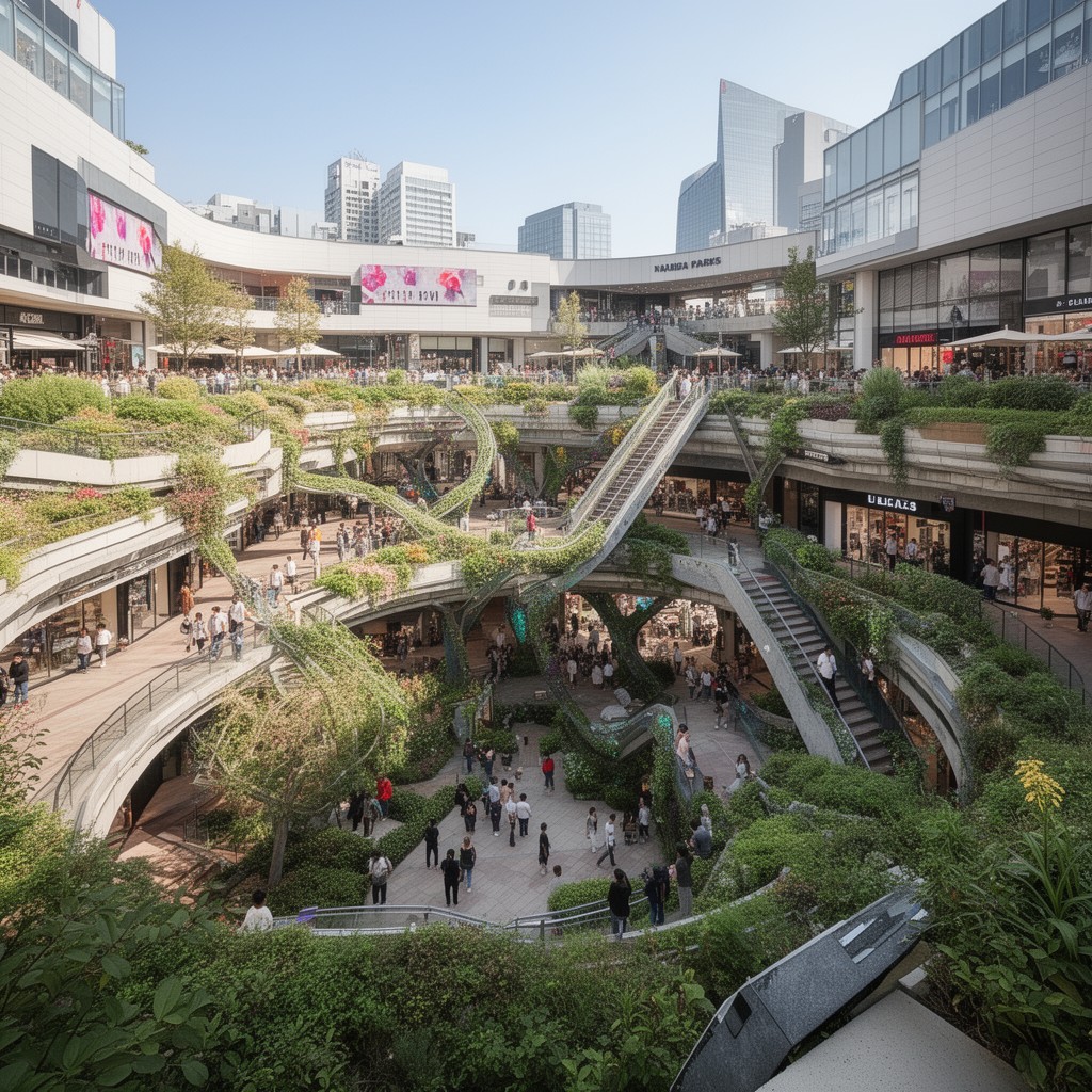 AI-generated illustration of Namba Parks