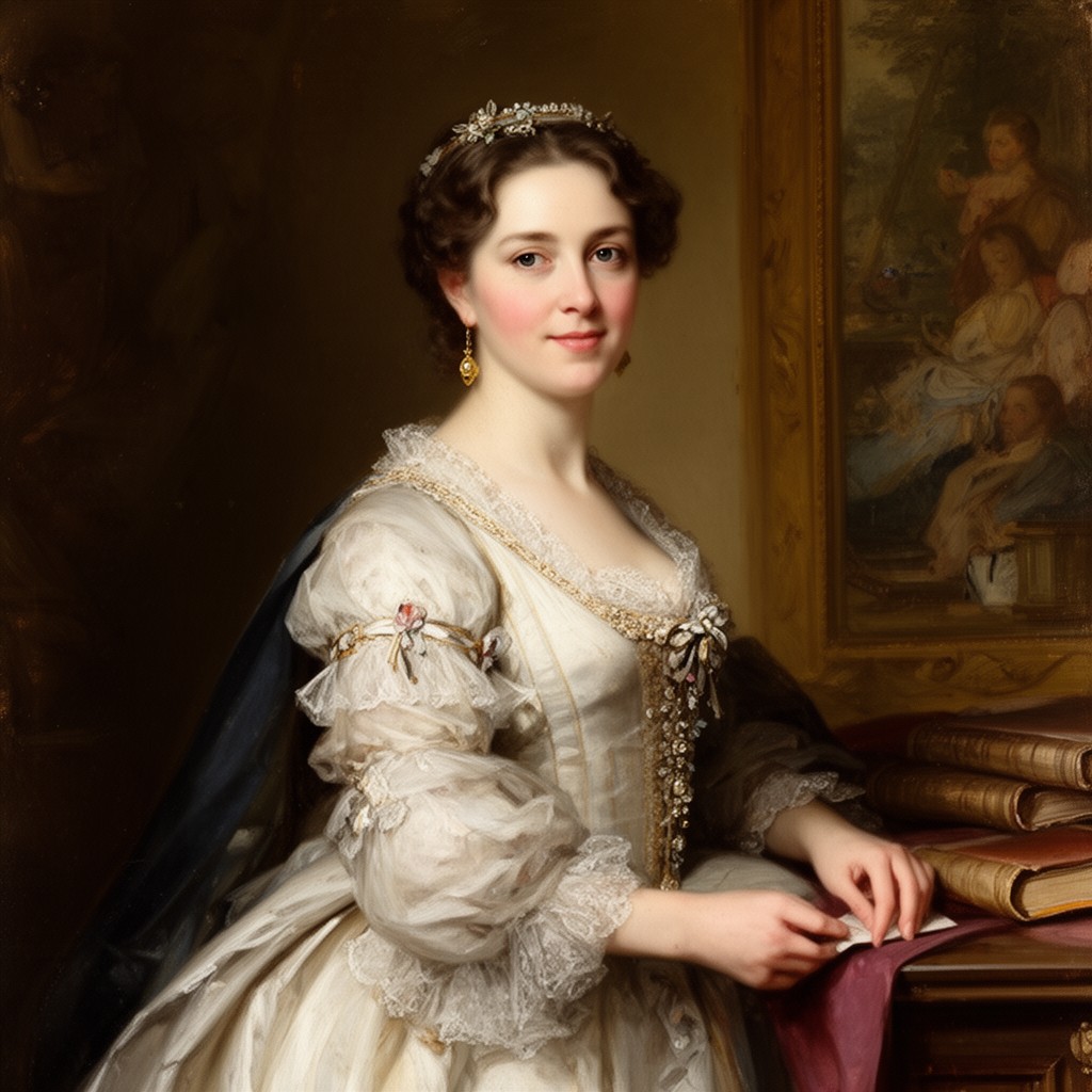 AI-generated illustration of Duchess of Monmouth