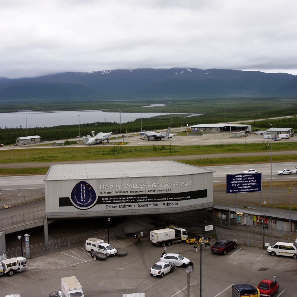AI-generated illustration of Happy Valley-Goose Bay
