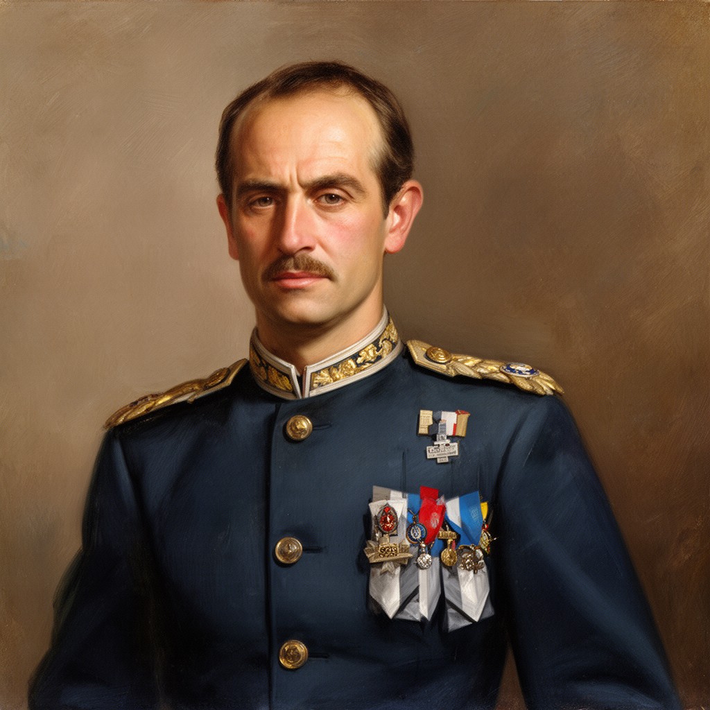 AI-generated illustration of Bertrand Fagalde