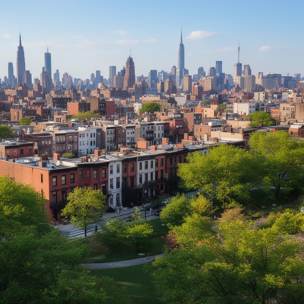 AI-generated illustration of Prospect Heights