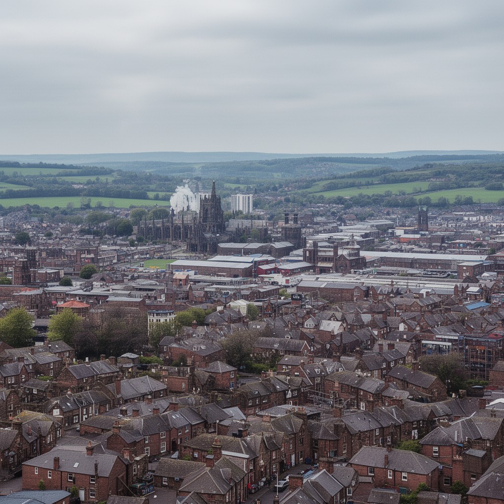 AI-generated illustration of Burnley