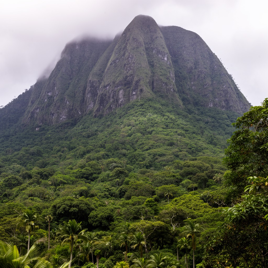 AI-generated illustration of Mount Popomanaseu