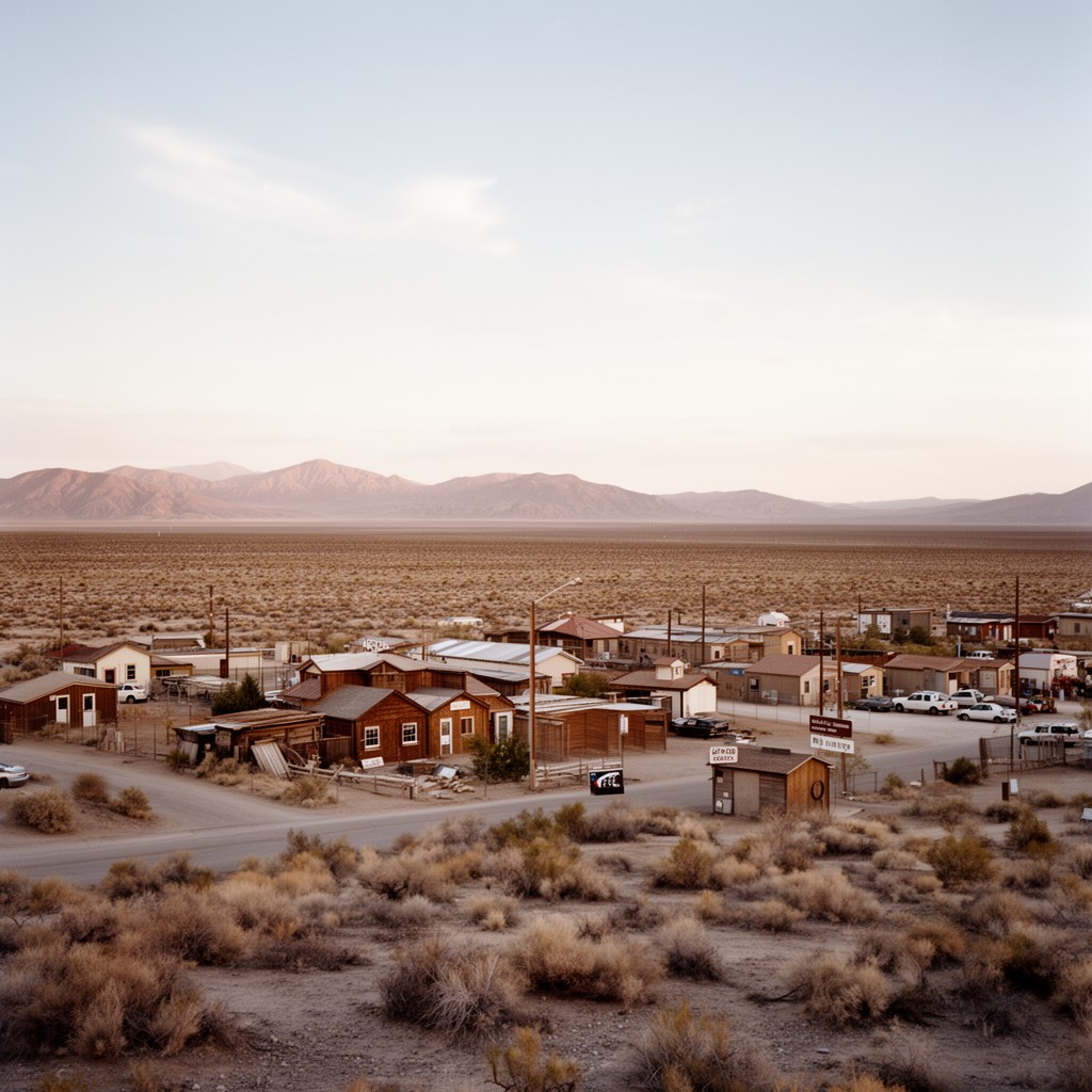 AI-generated illustration of Nipton, California