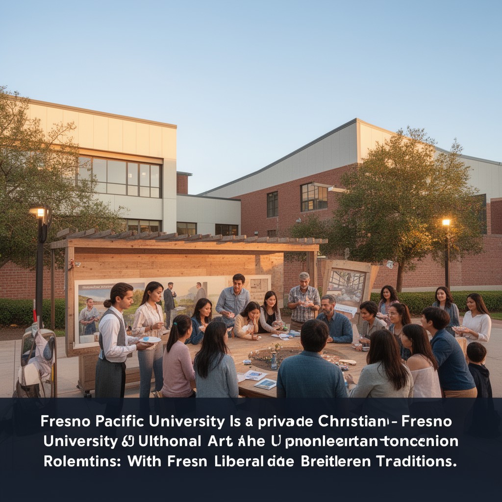 AI-generated illustration of Fresno Pacific University