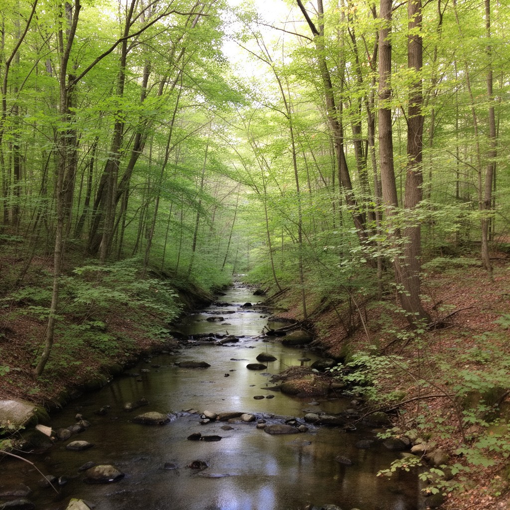 AI-generated illustration of Hammond Brook