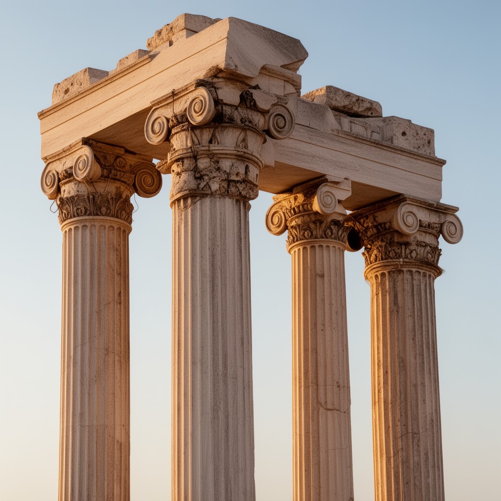 AI-generated illustration of Ionic order