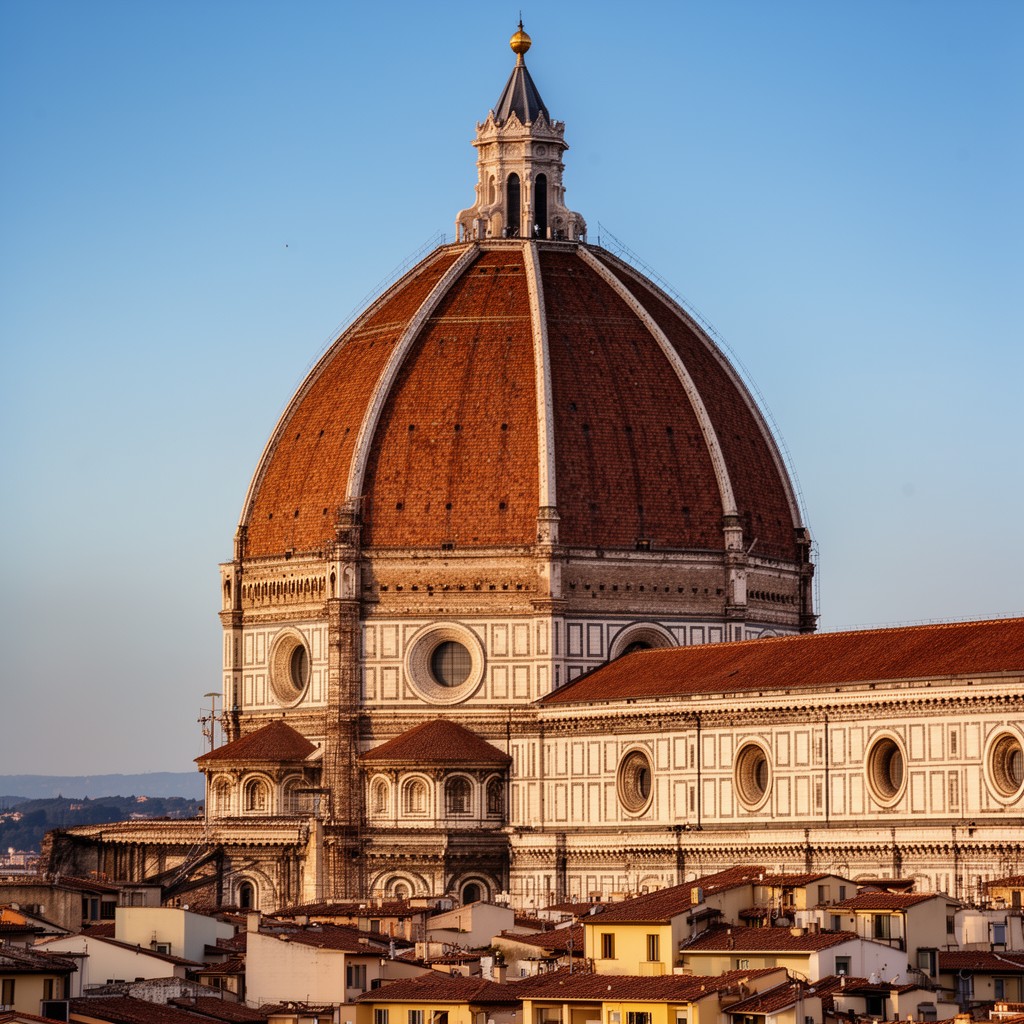 AI-generated illustration of Florence Cathedral dome